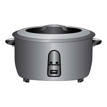 Rice Cooker - Stainless Steel